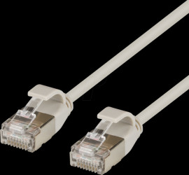 K5547GR.0,25 Patch cord U/FTP, Cat.6a, Ultraflex, 0.25 m, gray