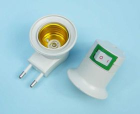ADAPTOR ŻARÓWKI WT.SIEC->GN.E-27+PRZEŁ.