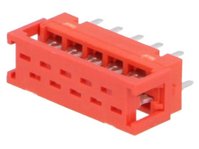 Micro-MaTch przejście 10-pin IDC,THT na PCB,na taśmę 1,27mm 8-215570-0