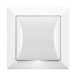 OPAL Wyłącznik zwierny dzwonek przycisk podświetlany biały WP-7 Op/S BI