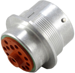 Socket, 14 pole, straight, natural, HD34-24-14PN