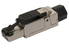 Uniwersalny przemysłowy konektor RJ45 CAT6A STP samozaciskowy SXRJ45-6A-STP-BK-SA