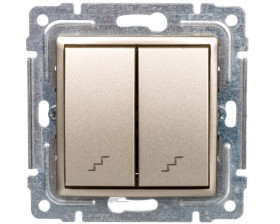 VENA Łącznik schodowy podwójny satyna 515019