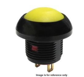 Nasadka przełącznika Chwilowy SPST średnica wycięcia 13.6mm, montaż panelowy RS PRO