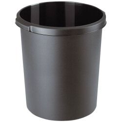 HAN 1834-13 KLASSIK Wastepaper Basket 30L 303x410mm Plastic Black 1 pc.