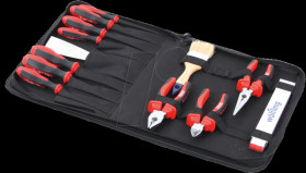 00 5803 8019 Polytex zipped folder, 9 compartments