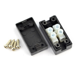 Kostka elektryczna 2pin 8A/450V w obudowie