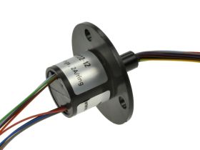 Złącze; obrotowe; SR022-12; 12 torów; z przewodem 0,25m; na panel; przykręcane; 2A; 250V; Yumo; RoHS