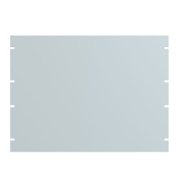 Hammond PBPA19014LG2 8U 19&quot; Rack Aluminium Blank Panel Light Grey 483 x 3 x 356
