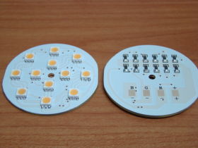 Moduł LED OSMW05C12GP-żółty Y5PTS4C1A;12V;12xPLCC6;średnica50mm