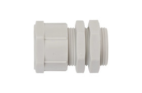 Dławnica kablowa PG 16 IP66 poliamidowa jasnoszara GW52005