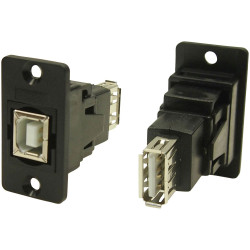 Cliff CP30607N Adapter Socket USB Type B to USB Type A 1pc