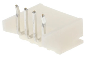 Wtyk PCB 4-pinowe raster: 2.5mm -rzędowe RS PRO Przewlekany Męski 3A 250V