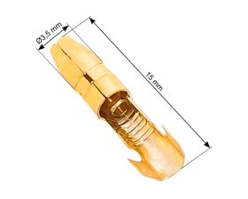 KONEKTOR OKRĄGŁY WTYK 3.50/15mm