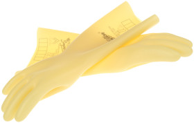 Rękawice elektroizolacyjne rozmiar: 8 materiał: Lateks zastosowanie: Electrical Protection