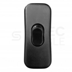 Przełącznik kołyskowy Wyłącznik przelotowy na kabel do lampy 250V czarny