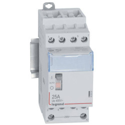 Legrand 412551 CX3 Remote Switch 4-Pole 230V 25A Manual Snap-Lock