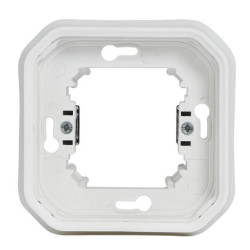 NOWE PLEXO 55 Uchwyt podtynkowy pojedynczy z pazurkami biały 069693L