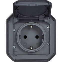 Legrand 069799L Plexo Surface Socket Anthracite IP44 Increased Protection