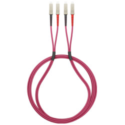 Przewód optyczny długość: 1m Z zakończeniem złącze B<B>: SC złącze A: SC średnica: 50μm Wielomodowy Żółty