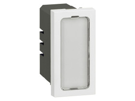 MOSAIC Lampa sygnalizacyjna pojedyncza płaska antybakteryjna 0,2W 12-24V 078551 LEGRAND