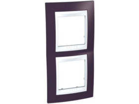 UNICA PLUS Ramka 2 podwójna pionowa róż indyjski MGU6.004V.872 SCHNEIDER ELECTRIC