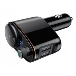 Transmiter FM Baseus BT/MP3/FM/ Ładowarka 2xUSB 3,4A