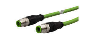 Złącze Do Samokonfekcjonowania 2Xm12 Proste 4-Pinowe 4X0.25Mm2 Pur 3M Vk30e256