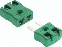 WIGSONTP-KM Wtyk i gniazdo na kabel do sondy typu K - rozmiar mini - komplet