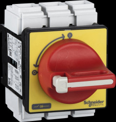 VCF3 Emergency disconnect switch, 3-pole, 690 V, 63 A, red handle