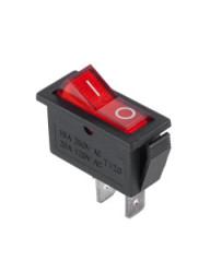 Przełącznik RS-101-3B czerwony on off 15A 250V