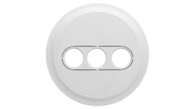 Celiane Plakietka Gniazd 3Xrca/Yuv/S-V Biała 068213