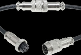 Jack/plug, 9 pole, solder connection, straight, GX1609PMF