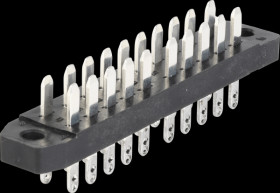 383-1-020-SBN-ZS Male multipoint connector, 20-pin, DIN 41622, solder contacts