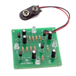 Biało-niebieski mrygacz LED 9–15V - KIT AVT 720