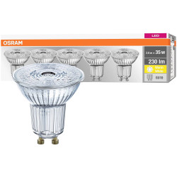 OSRAM 4058075157941 LED BASE PAR16 2.6W 827 GU10 Bulb
