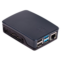 Raspberry Pi SC0230 4 Model B Official Case, Plastic, Black/Grey