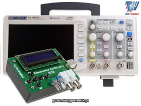 SDS1052DL+ oscyloskop cyfrowy 2x50MHz zestaw z generatorem DDS