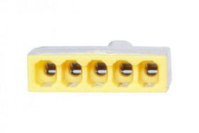 Szybkozłączka instalacyjna 2,5 mm2 - 5 styków - opakowanie 10 szt.