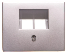 K.5 Element centralny do gniazda UAE RJ11 RJ12 RJ45 kat.3, 5e, 6 45st stal szlachetna nierdzewna 14097004