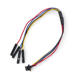 Qwiic przewód elastyczny żeński z wtykiem 4-pin 16,5cm - SparkFun CAB-22726