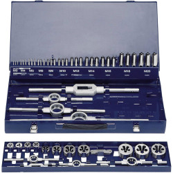Eventus 10723 Tap Tool Kit 54-Piece HSS Metric for M3-M20 Threads