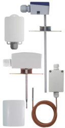 Sonda temperatury PT1000 długość 29mm średnica 5.4mm +90°C żyły 2