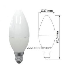 E14 B35 6,0W 830 160deg; SMD Oro 2058 toto C37