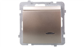 As Łącznik Hotelowy Z Podświetleniem Satyna Light Łp-15Gs/M/45