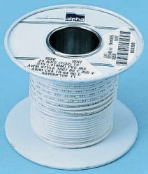 Przewód montażowy 0,2 mm² Brązowy Alpha Wire PVC 24 AWG 600 V dł. 30m 7/0,20 mm +105°C Lista UL