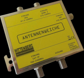 K-103109 Antenna crossover FM, DAB+, UHF, SAT