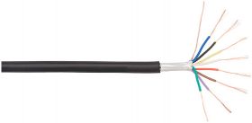 Kabel 8 x 0,5mm linka wielodrutowy z ekranem = 1 metr