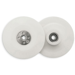 Flexipads World Class 20030 Angle Grinder Pad White 100mm (4in) 3/8 x 24 UNF