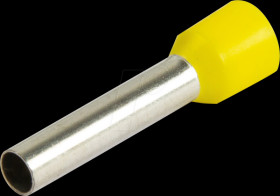 490718 Aderendhülsen, Ø 6,0 mm², 26 mm, gelb, 100er-Pack